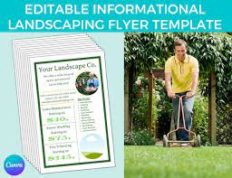 Editable Landscaping Flyers
