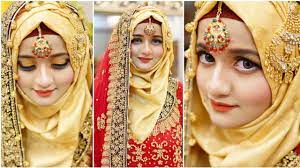 wedding bride hijab tutorial amber