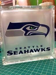 Seahawks Glass Block Www Decalgorilla