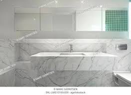 contemporary bathroom sink and marble