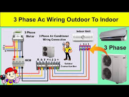 3 phase air conditioner wiring