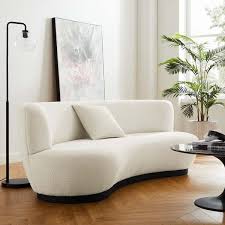 Kindred Upholstered Fabric Sofa Black Ivory