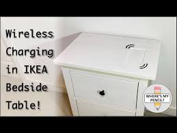 Wireless Phone Charging In Ikea Bedside