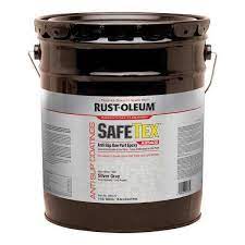 rust oleum 289376 5 gal anti slip floor coating epoxy ester flat silver gray