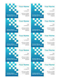 Publisher Business Card Templates Free In Microsoft Template