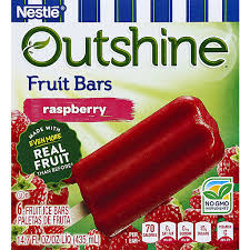 outshine raspberry frozen fruit bars 6