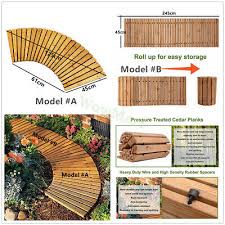 Garden Pure Wood Roll Out Pathway