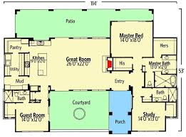 Bed Spanish Style House Plan