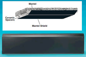 Mantel Shield Wood Stove Mantel