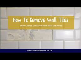 How To Remove Wall Tiles