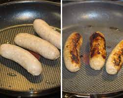 cooking sausages from frozen oven pan