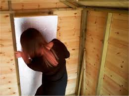 how to insulate your shed insulating
