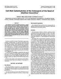 cell wall carbohydrates of the