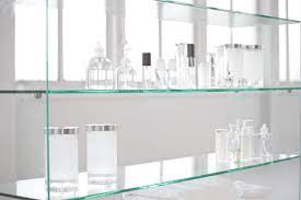Wall Mounted Glass Shelves Installation
