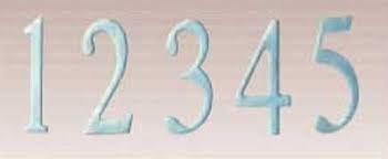 Archive of freely downloadable fonts. Self Adhesive 2 House Numbers Stainless Steel Color