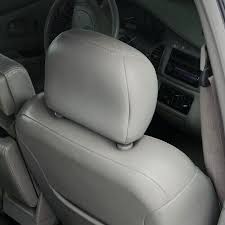 Passenger Headrest Leather Gray