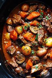 Slow Cooker Beef Bourguignon The Comfort Of Cooking gambar png