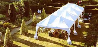 hire marquees for garden parties