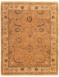 hand knotted wool tan rug ecarpetgallery