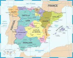 Cartograf.fr est un site d'informations sur le thème de la géographie et de la cartographie. Carte Detaillee D Espagne Carte Clip Art Libres De Droits Vecteurs Et Illustration Image 88210713