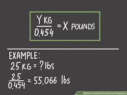 How To Convert Pounds To Kilograms 6 Steps With Pictures