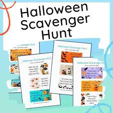 halloween scavenger hunt for kids