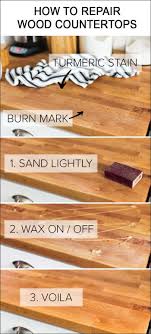 How do i repair burn marks on my formica® laminate countertop? Laminate Countertop Burn Repair