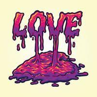 love hurts vector art icons and