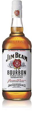 jim beam white label bourbon whiskey 1