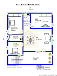 35x40 East Direction House Plan House