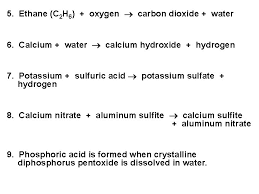 chap 8 chemical equation and reaction 8 1