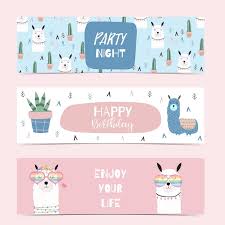 cute banner free vectors psds to