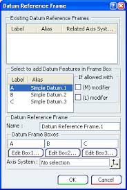 creating a datum reference frame