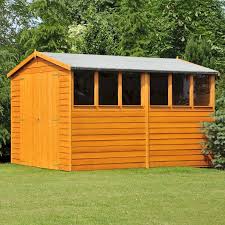 shire overlap garden shed 10x10 with