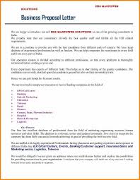 Business Proposal Letter To Client Best Solutions Of Business