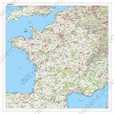 Kaart frankrijk departementen regios kaart provence alpes côte d. Wegenkaart Frankrijk 1415 Kaarten En Atlassen Nl