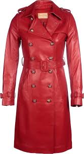 100 Leather Trench Coat