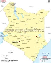 Road map and driving directions for kenya. Kenya Cities Map Cities In Kenya