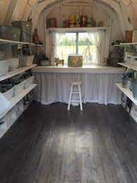 potting or tation shed floor ideas