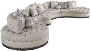 oversized dove grey sectional with