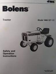 bolens qt 17 lawn garden tractor owner