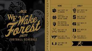 The 2020 Wake Forest Football schedule ...