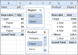 Filter Multiple Pivot Tables With Excel 2010 Slicers