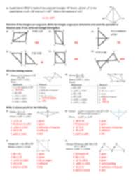 Two triangles are congruent if they have but we don't have to know all three sides and all three angles.usually three out of the six is enough. Triangle Congruency Review Key Pdf Name Date Review Unit 2 Test Congruent Triangles Period Answer Check Classify Each Triangle Choose All That Apply 1 Course Hero