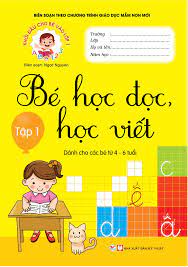 Khởi Đầu Cho Bé Vào Lớp 1 - Bé Học Đọc Và Học Viết - Tập 1 - Nhà sách Tân  Việt