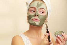 masque à l argile verte pour le visage