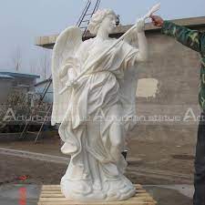 Angel Decorative Statues Marble Angel