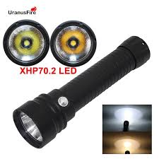Best Price 1e9d5 Scuba Diving Flashlight Xhp70 2 Led Dive Torch Light Underwater 100m New Xhp70 Diving Flashlgiht Torch Powered By 2 32650 26650 Cicig Co