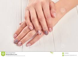 Female Hands With Gentle Manicure Stock Photo Image Of