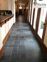 stylish way to use natural slate tile
